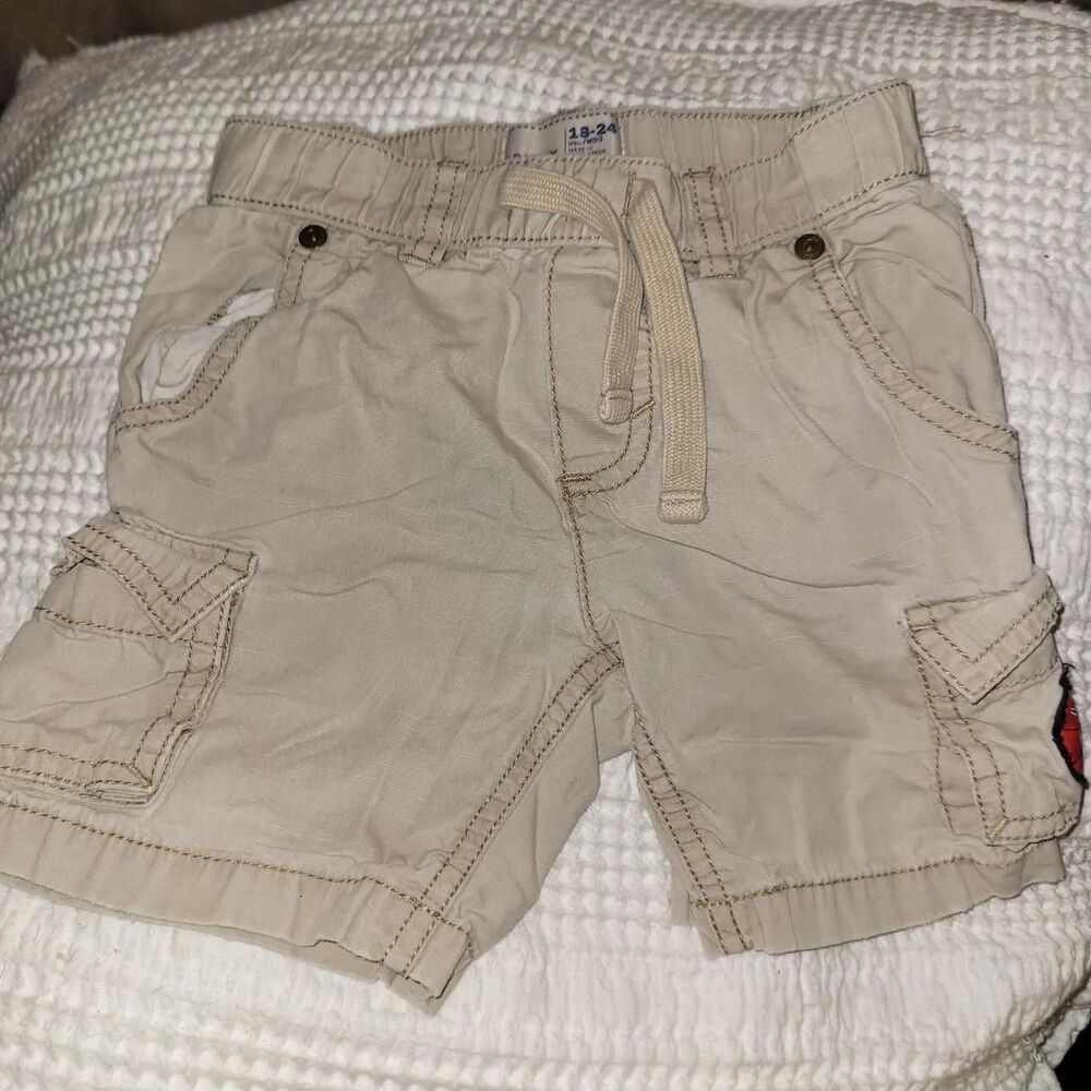 Old-navy Men's Cream and Tan Shorts
